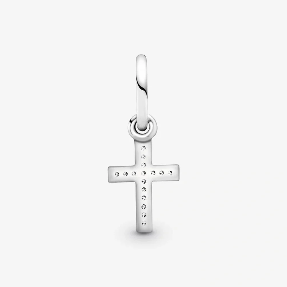 Sparkling Cross Dangle Charm